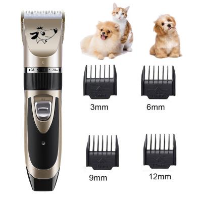 China Sustainable Professional Rechargeable USB Dog Hair Clippers Crodless Animal Hair Trimmer for sale