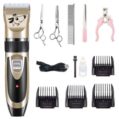 China USB Rechargeable Pet Nail Trimmer Cat Dog Clippers Nail Grinder Pet Scissors Viable and Electric Pet Grooming Trimmer for Pets for sale