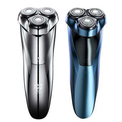 China Amazon Hot Selling 2021 Triple Blade Electric Shavers Waterproof Mini Shaving Machine For Men Beard Trimmer Face USB Rechargeable Electric Shaver for sale