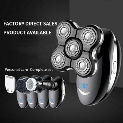 China Best Selling 2021 Triple Blade USB Rechargeable Electric Shaver For Men 3D Floating Head Wet Dry Dual Use Waterproof Shaving Machine for sale