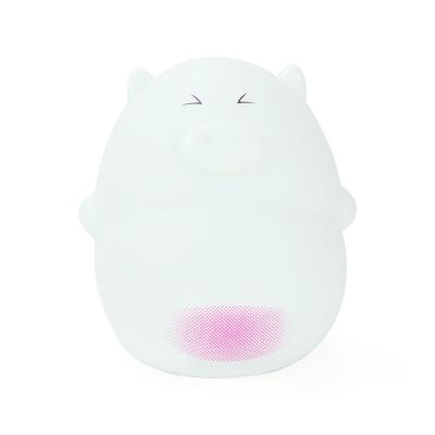 China Cute Piggy Calendars Alarm Clock LED Table Digital Alarm Clock For Kids for sale