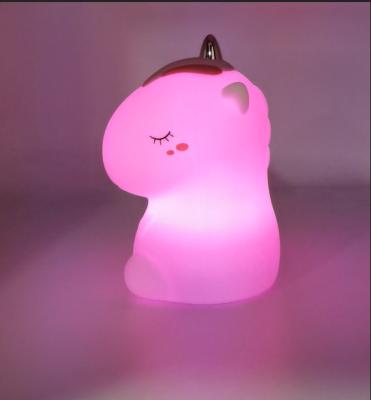 China Lighting Works 2020 Popular Unicorn Silicone LED Nursery Night Lights For Kids for sale