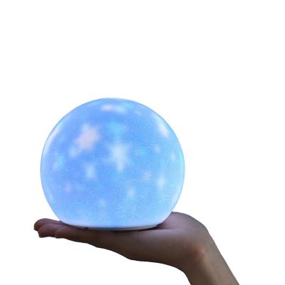 China Multifunctional Bedside Lighting Mini Moon Light Star Lights Silicone Night Light for sale