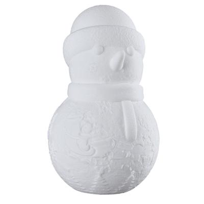 China 20cm 3colour 3D LED Snowman Night Light Christmas Light Lamp Study for sale