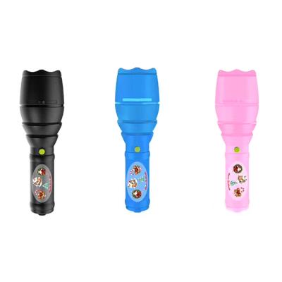 China Eco-Friendly PVC Materia Christmas Kids Projector - Lighting The Story Torch Light Flashlight Toy for sale