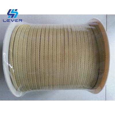 China Cuerdas de Aramid del hilado de Kevlar usadas en el amortiguamiento de temple de cristal del horno en venta