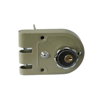 China Cerradura Fechadura Anti-theft Lock with Brass Cylinder and Keys Rim Lock Jimmy Proof Lock Brass Door Lock for sale