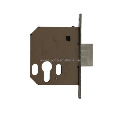 China Entrance High Security Lock Body Square Deadbolt Steel Deadbolt Mortise Door Lock Main Body for sale