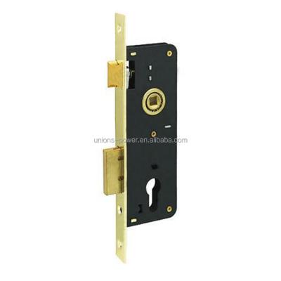 China European Apartment Mortise Lock Body Mortise Door Lock Deadbolt Lock Body With Steel Square Bolt for sale