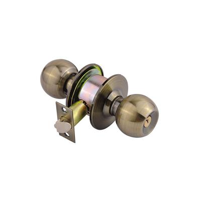 China High Quality Apartment Knob Lock Interior Door Knob Lock For Sale Knob With 3 Keys for sale