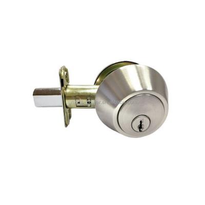 China North American Deadbolt Lock Stainless Steel Household Market Combination Lockset Ferreteria Cerradura Solid Brass Core for sale