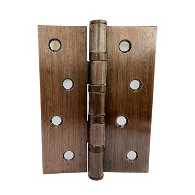 China Apartment Material Four Ball Bearing Door Hinges Iron Hinges Steel Material Door Hardware for sale