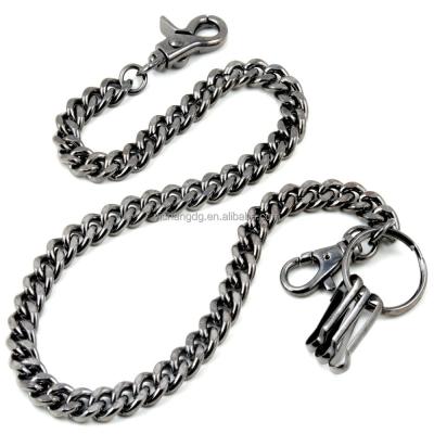 China Stainless Steel Biker Thick Base Double Trucker Master Jean Wallet Chain Key for sale