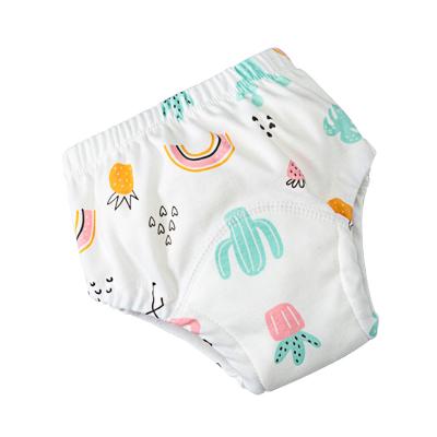 China OEM Elastic Waistband Shorts Cotton Cloth Cloth Printed Waterproof Swimming Washable Newborn Diapers for sale