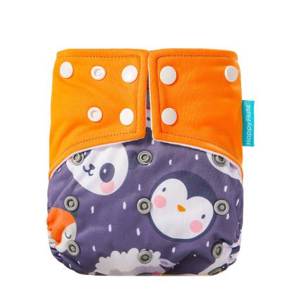 China New Design Baby Instant Button Diaper Pocket Cloth Diaper Belt Printed Washable Diaper Belt Insert for sale