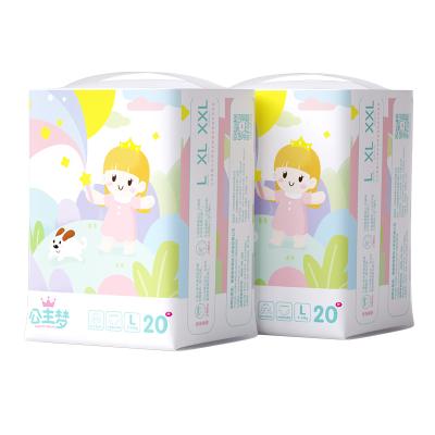 China OEM Factory China Velcro Cloth Printed Backsheet Baby Disposable Diapers for sale