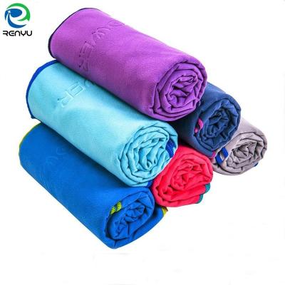 China Wholesale custom superdry cheap towel safe for kids sports for kitchen travel beach Microfiber suede towel for sale