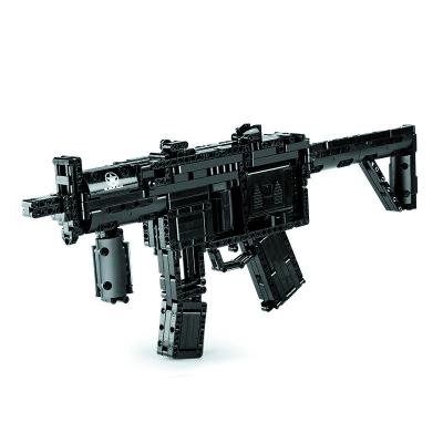 China Electronic Assembly Toy Military Simulation Educational DIY Toy Submachine Gun Toy Gun New Product Of Model for sale