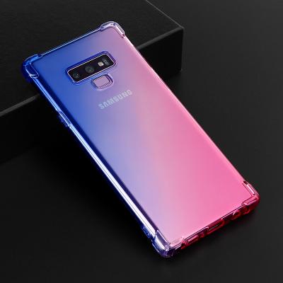 China Ultra Thin Gradient Color Gradient Color Mobile Phone Case Cover For Samsung Note 9 for sale