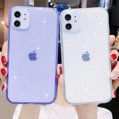 China Pretty Bling Shiny Soft Phone Case TPU Mobile Phone Cover For iPhone 12 pro 11 Max XR XS Max for sale