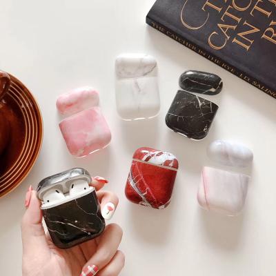 China Creative Marble Simple Marble Shape For Airpods 1/2 Earphone Case Wireless Earphone Case for sale