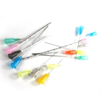 China HA New Product Clinic Injectable Cannular Tip Micro Blunt Needle Piercing Needles For Face Filler for sale