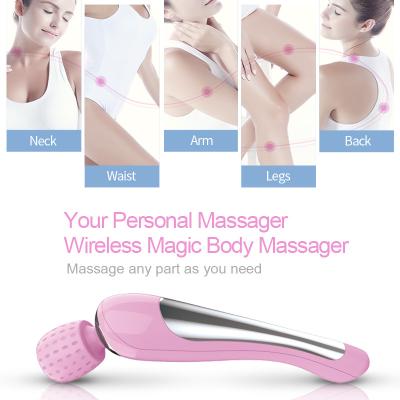 China 2021 Bestselling Wireless Massage Stick Vibrator Control Handheld Waterproof Rechargeable Body Care Muscle Relax Massager for sale