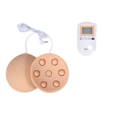 China Wireless Portable High Quality Growth Nursing Smart Portable Soothing Electric Silicone EMS Beauty Care Breast Massage Bra for sale