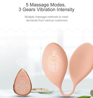 China Vibration Massage Vibrator Lifting Device USB Rechargeable Wireless Anti Sagging Silicone Breast Massager for sale