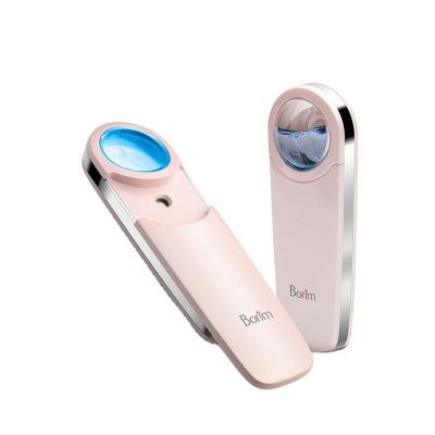 China Moisturize Custom Pink Mini Nano Mist Sprayer Rechargeable Face Spray Machine Portable Facial Usb for sale