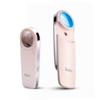 China Borim Skin Rejuvenation Moisturizing Spray For Facial Steamer USB CE FCC Rohs Mini Pink Portable Electric Nano Rechargeable Mist Sprayer for sale