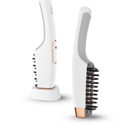 China High Quality Chargeable Stainless Steel 10 Energey Red Light RF Hair Growth Laser Massage Home Comb for sale