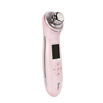 China Skin Tightening Portable Face Care Rejuvenation Machine Electric 4 Color Led Light Facial Beauty Photon Ultrasonic Skin Massager for sale