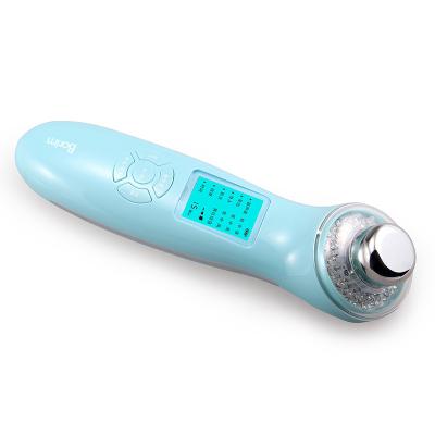 China Handheld Rechargeable Ion Ultrasonic Light Therapy Beauty Home Use Face Lift Equipment For Face Absorption Cleansing Massage for sale