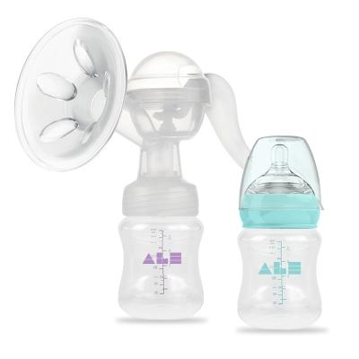 China BPA Free Custom Made Medical Grade New BPA Free Breastfeeding Liquid Milk Silicone Manual Breast Pump for sale