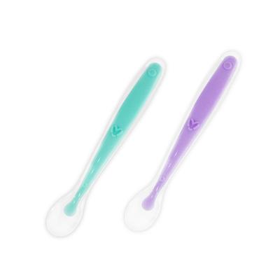 China High Quality Baby Feeding Spoon Bpa Free Silicone Liquid Spoon For Feeding for sale