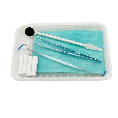 China Convenient High Quality Disposable Dental Kit Dental Disposable Kit Dental Examination Kit for sale