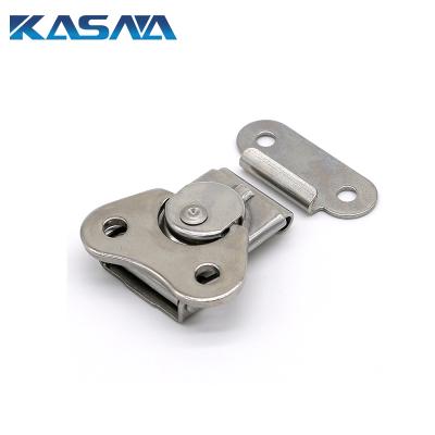 China Industrial Machine Cabinet Stainless Steel Spring Butterfly Suction Latch Twist Latch For Luxury Box Latch for sale