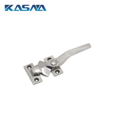 China Flat Surface Metal Mount Door Handle Lock Latch And Hinge For Cold Room for sale