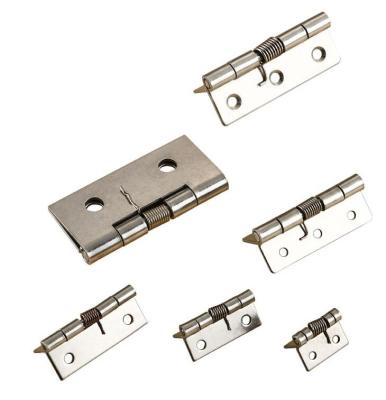 China Easy installation the hinge automatically rebounds and closes at 0 degrees. Black carbon steel spring closing hinge for sale