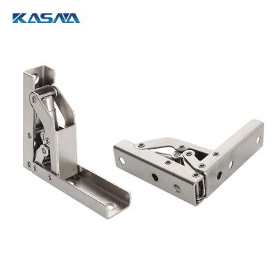 China Easy Installation 180 Degree Folding Door / Shelf Bracket Table Hinge Hidden Rack Furniture Parts for sale