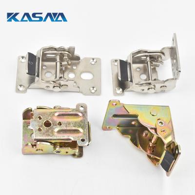 China Easy Installation 90 Degree 180 Degree Self Locking Hinge Folding Bracket Table Foot Invisible Folding Hinge for sale