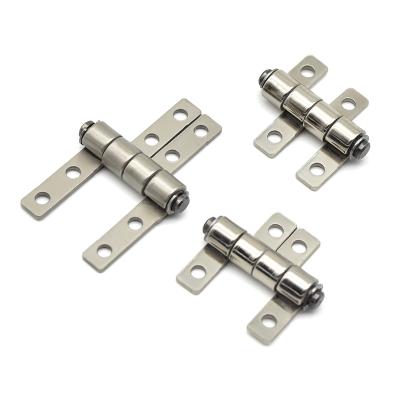 China Easy installation carbon steel nickel plated door hinge with 360 degree rotation and any angle positioning hinge for sale