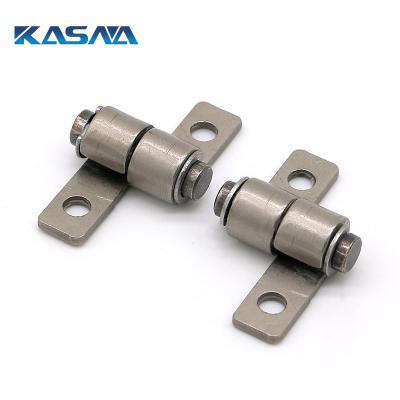 China Easy Installation Small Torsion Shaft Arbitrarily Stop Wide Angle 360 ​​Flip Stop Positioning Damper Hinge for sale