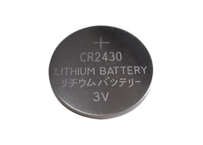 中国 FT - CR2430- L8 3V 280mAhのリチウム ボタン電池/ボタンの硬貨電池 販売のため