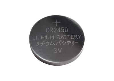 China Lichtgewichtvoet - van de het Lithiumknoop van CR2450- L9 3v de Celbatterij 600mAh Geen Lekkage Te koop