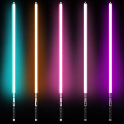 China Aluminum alloy& Polycarbonate Yanqingsaber Teen Metal Toys Gift RGB Strength Lightsaber Color Changing With Sound Blaster Light Sound Flash On Clash Lightsaber for sale