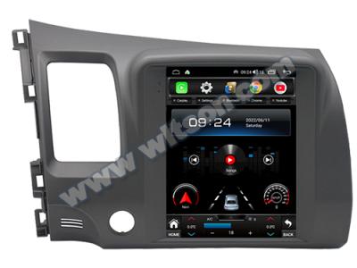 Cina 9.7'' Tesla Vertical Screen Per Honda Civic 2005-2012 Guidatore a sinistra Android Car Player in vendita