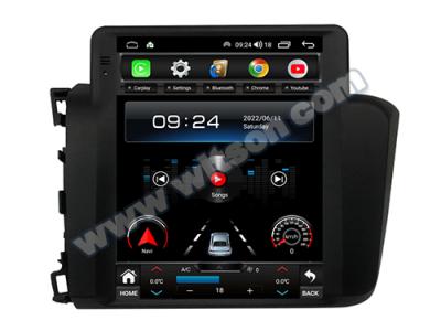 Cina 9.7'' Tesla Vertical Screen Per Honda Civic 2012-2015 Guidatore sinistro Auto Multimedia Player in vendita