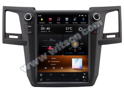 China 12,1 da” telas verticais de Tesla Android tela para para o AUTOMÓVEL A/C de Toyota Fortuner Hilux 2004-2015 à venda